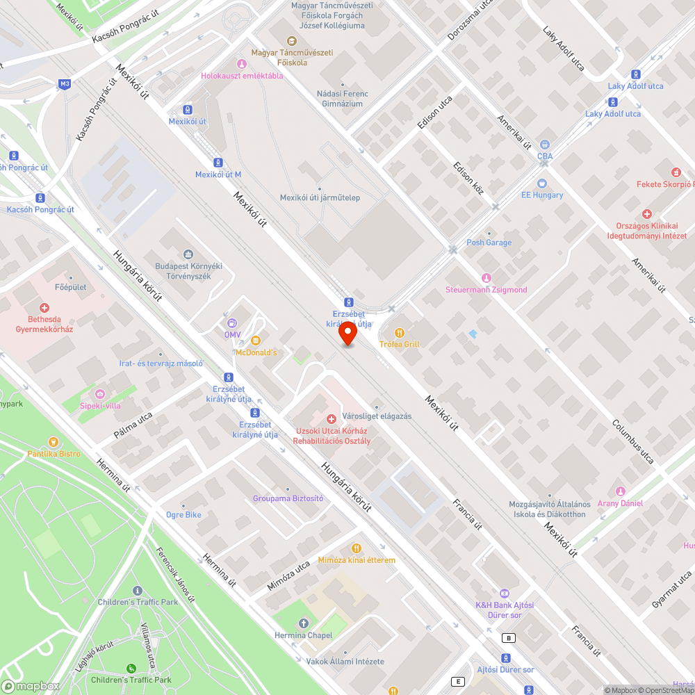 Szemetes aluljáró bejelentés helye