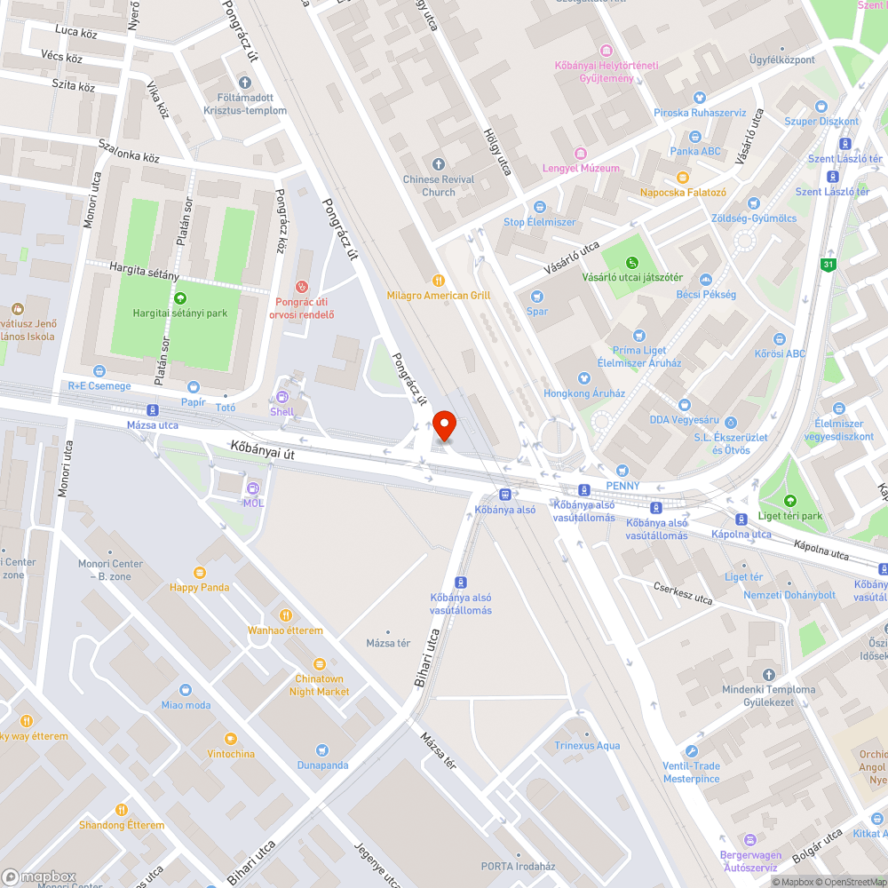 morzsolodó, hiányzó szegélykő bejelentés helye