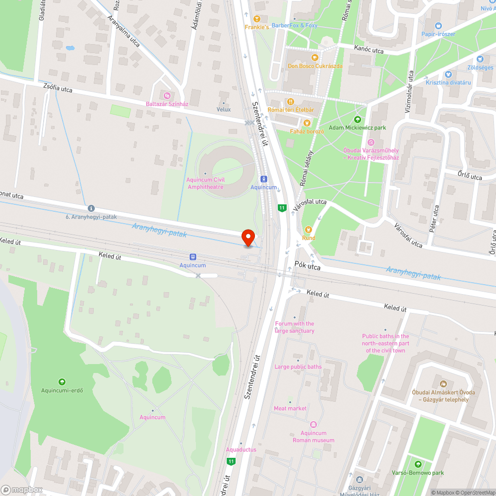 Kosz bejelentés helye