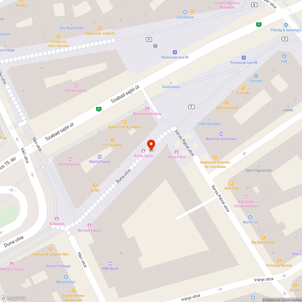 Balesetveszélyes járda bejelentés helye