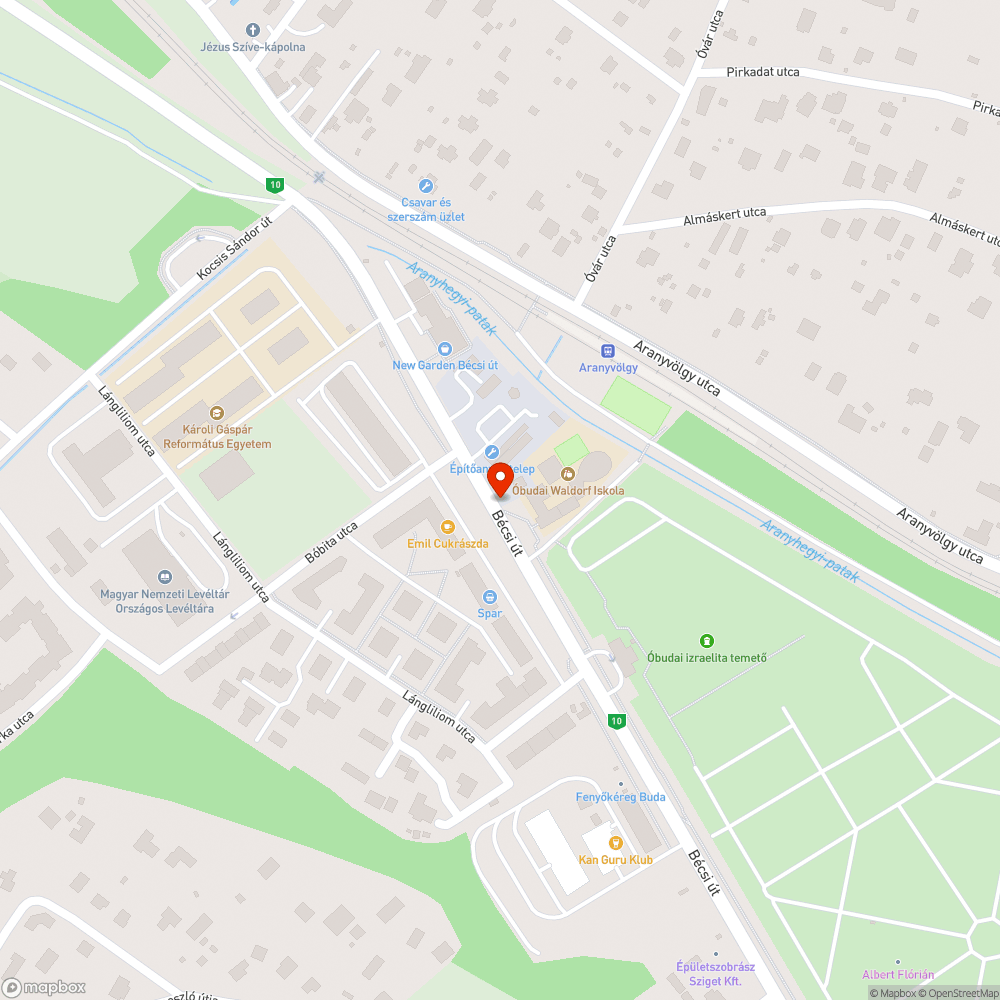 Gyalogátkelő lámpa programozása Óbudai Waldorf iskolánál (Bécsi út 375) bejelentés helye