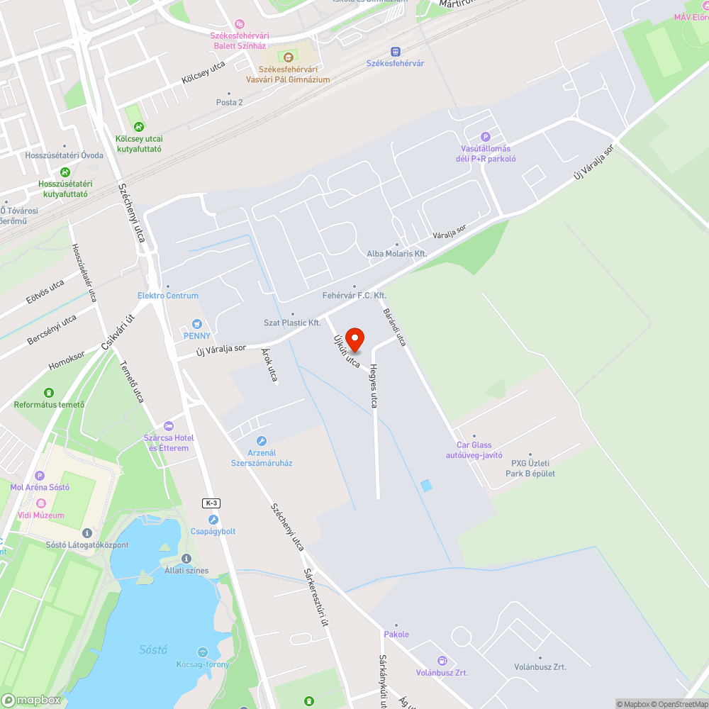 Kátyús út bejelentés helye