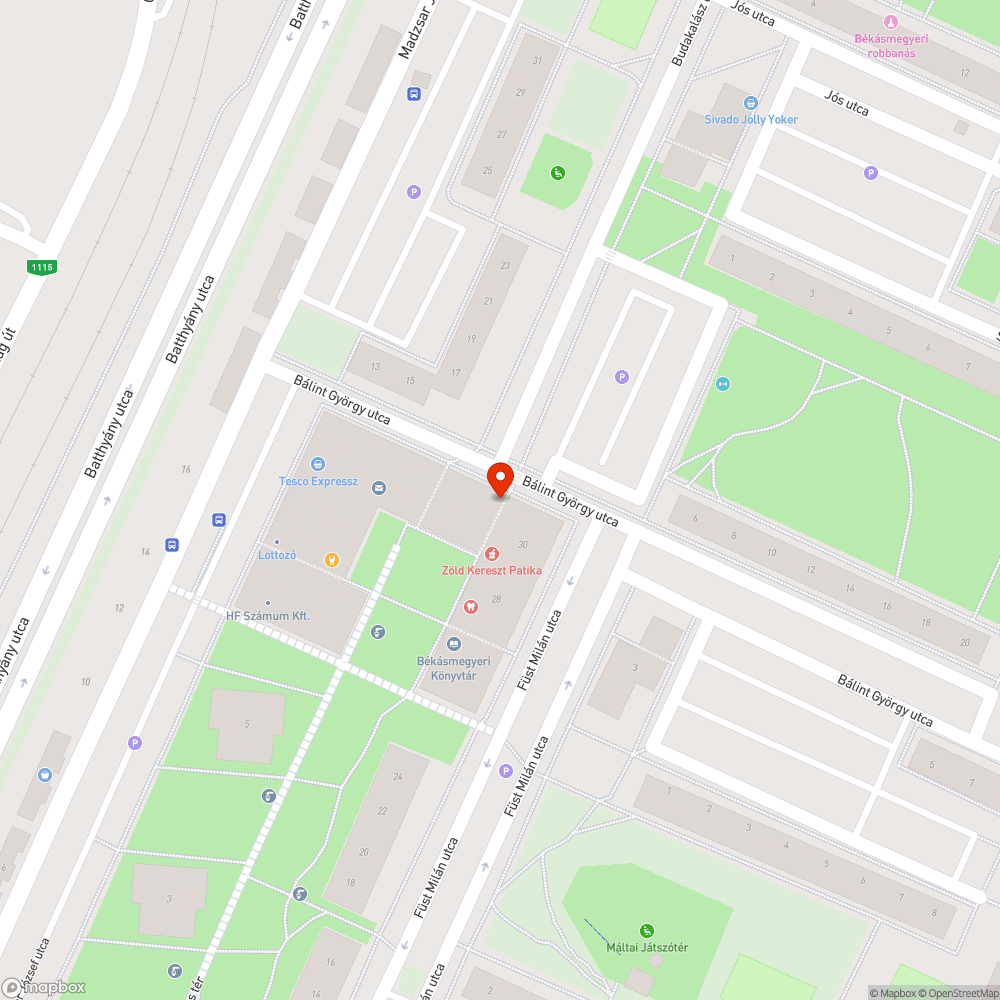 Graffiti bejelentés helye