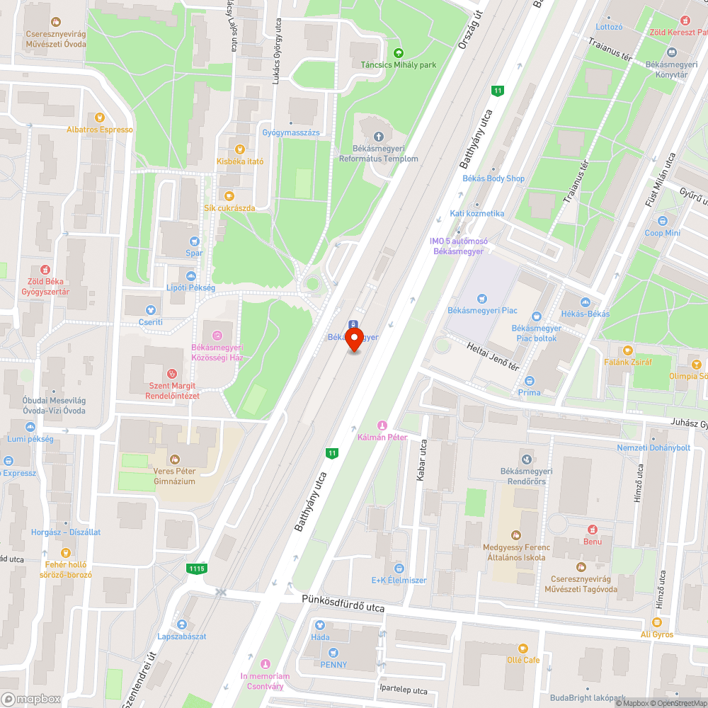 Graffiti a HÉV kerítésen bejelentés helye