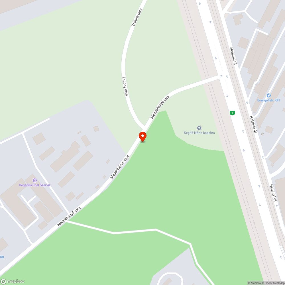 Szemét zöldterületen bejelentés helye