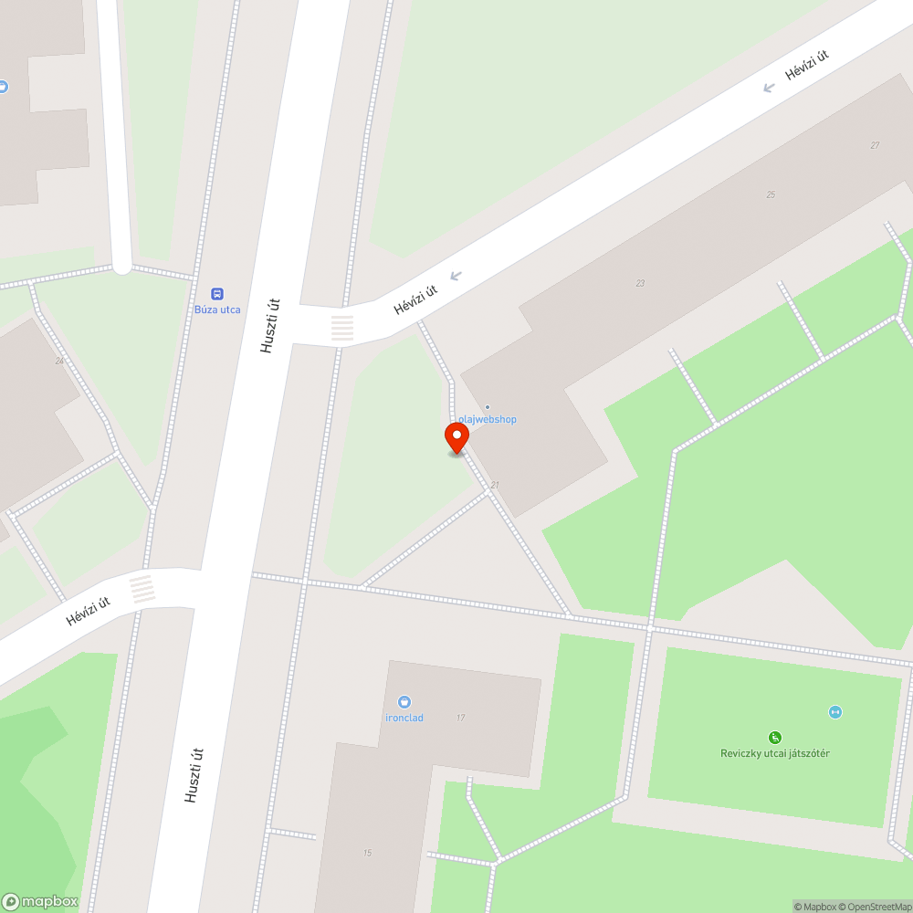 Zápor-rács beszakadva bejelentés helye