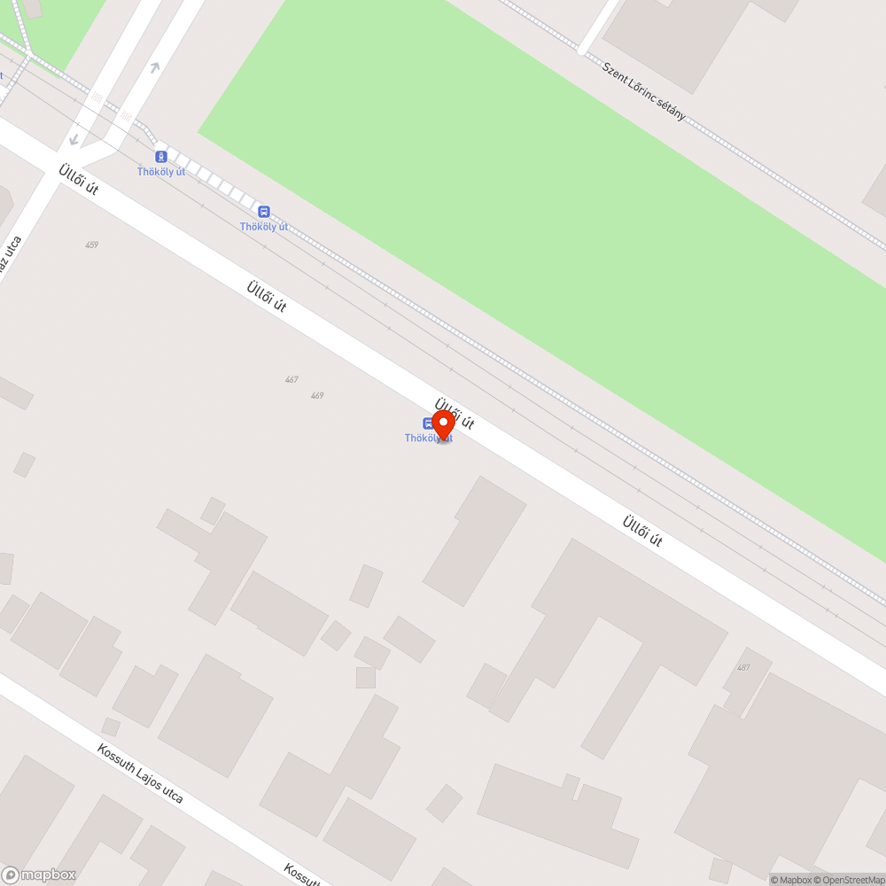 Kb. egy éve kibójázott lyuk bejelentés helye