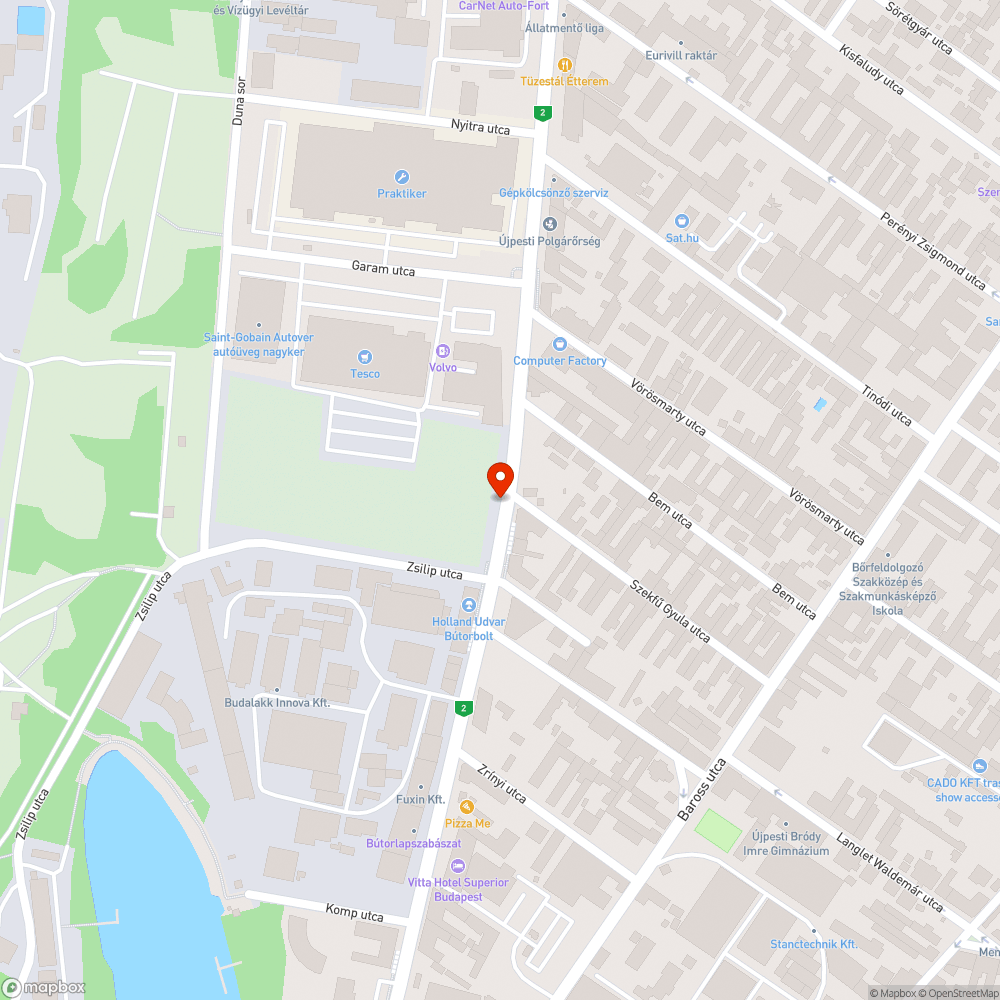 Szinte járhatatlan járda bejelentés helye