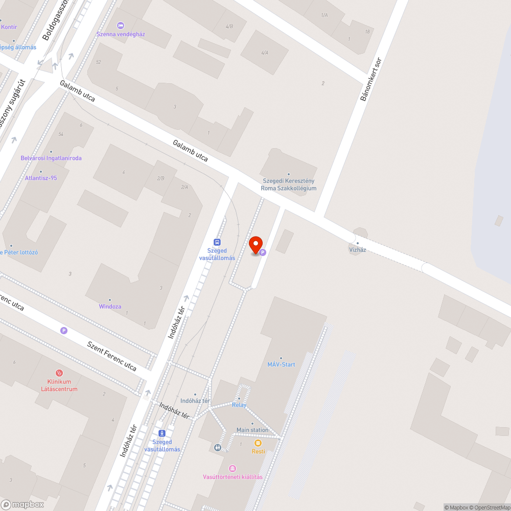 Elhagyott kocsi bejelentés helye