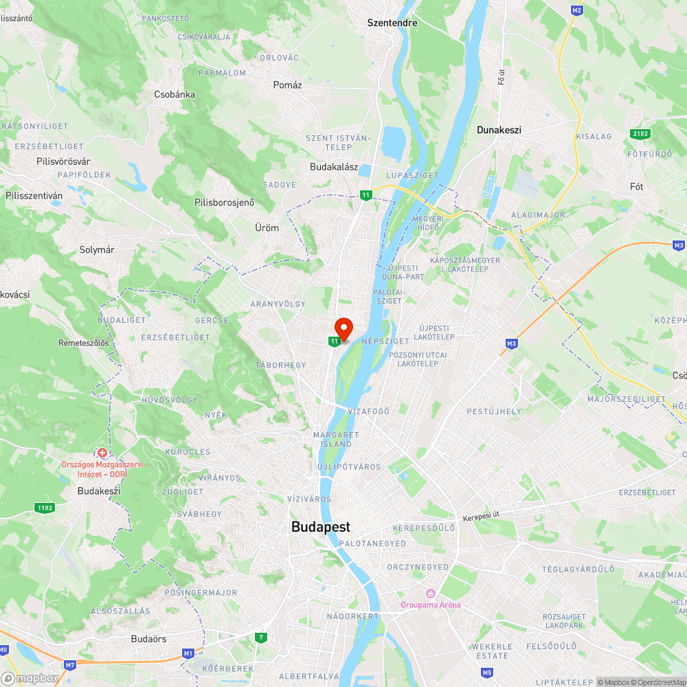 Elkoszolódott kerékpár út bejelentés helye