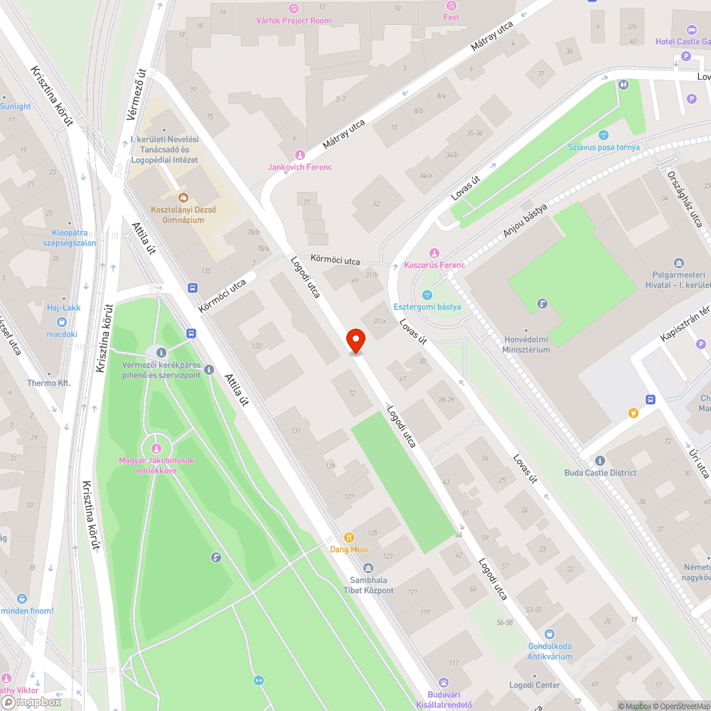 Parkolást határoló vonal bejelentés helye