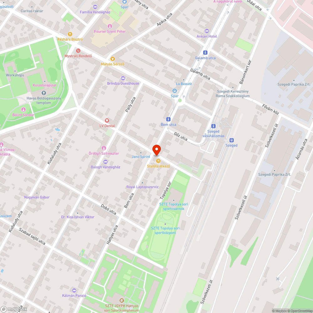 Kátyú a sarkon bejelentés helye