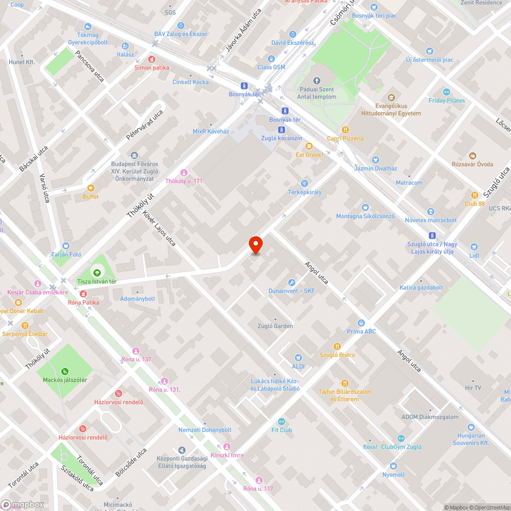 Wc kagyló a parkolóhelyen Bosnyák utca 13. bejelentés helye