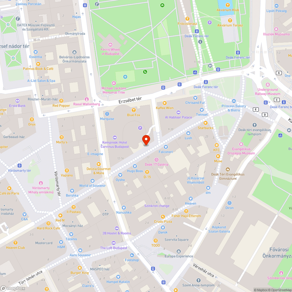 Úthibák bejelentés helye