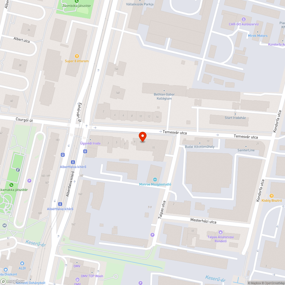 Járdán a térkő beszakadt bejelentés helye