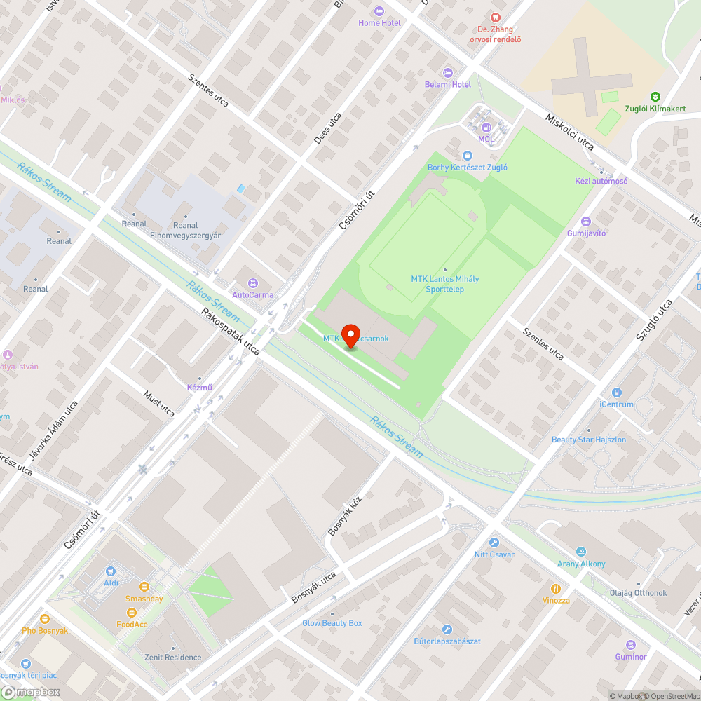 Igénytelen utcapad bejelentés helye