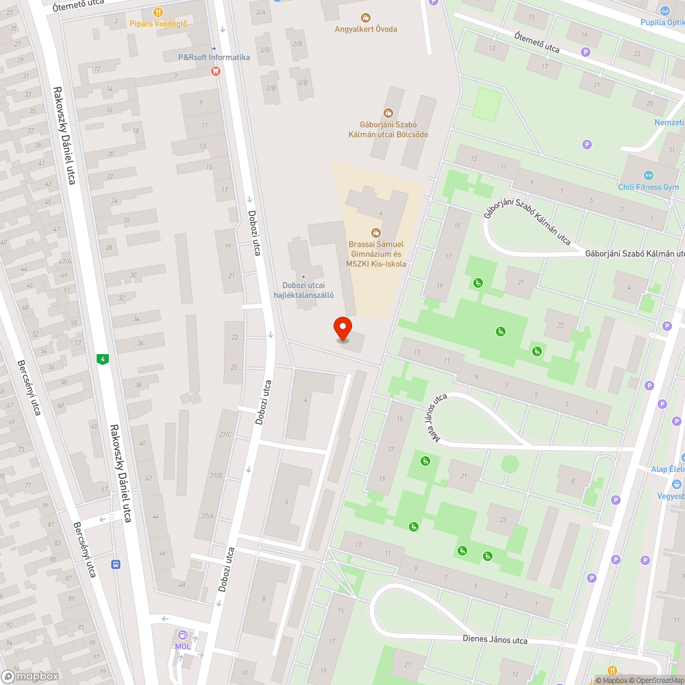 Nem műkődő köztéri világítás bejelentés helye