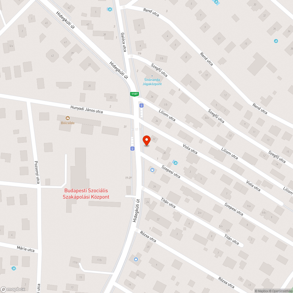 Elforgatott közlekedési tükör bejelentés helye