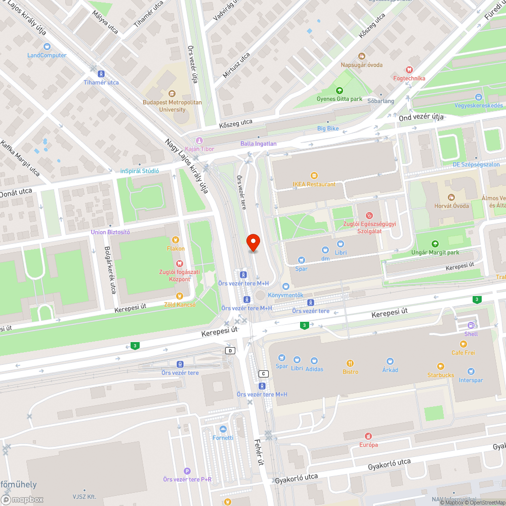 Hiányos, billegő járdaburkolat bejelentés helye