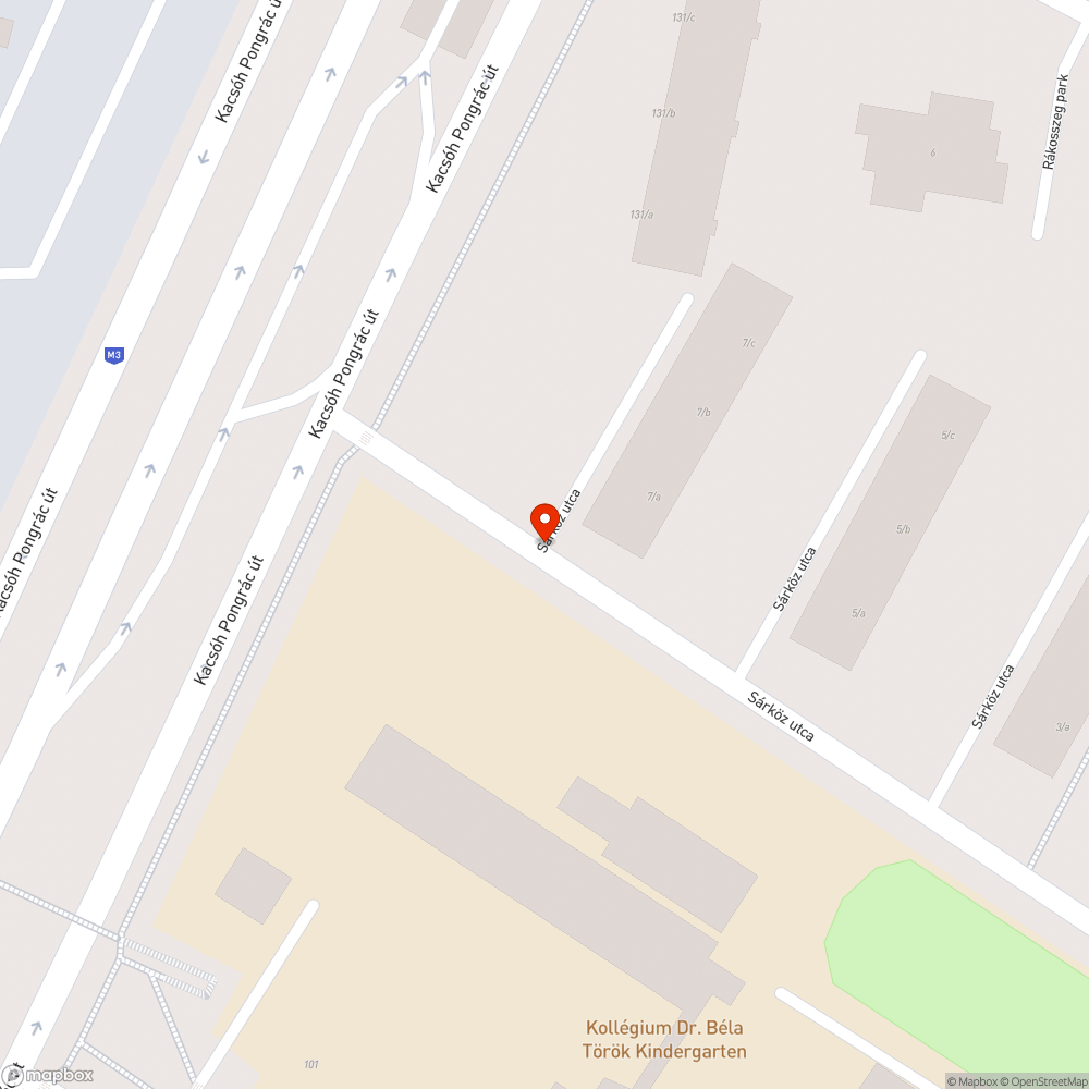 Kátyu bejelentés helye