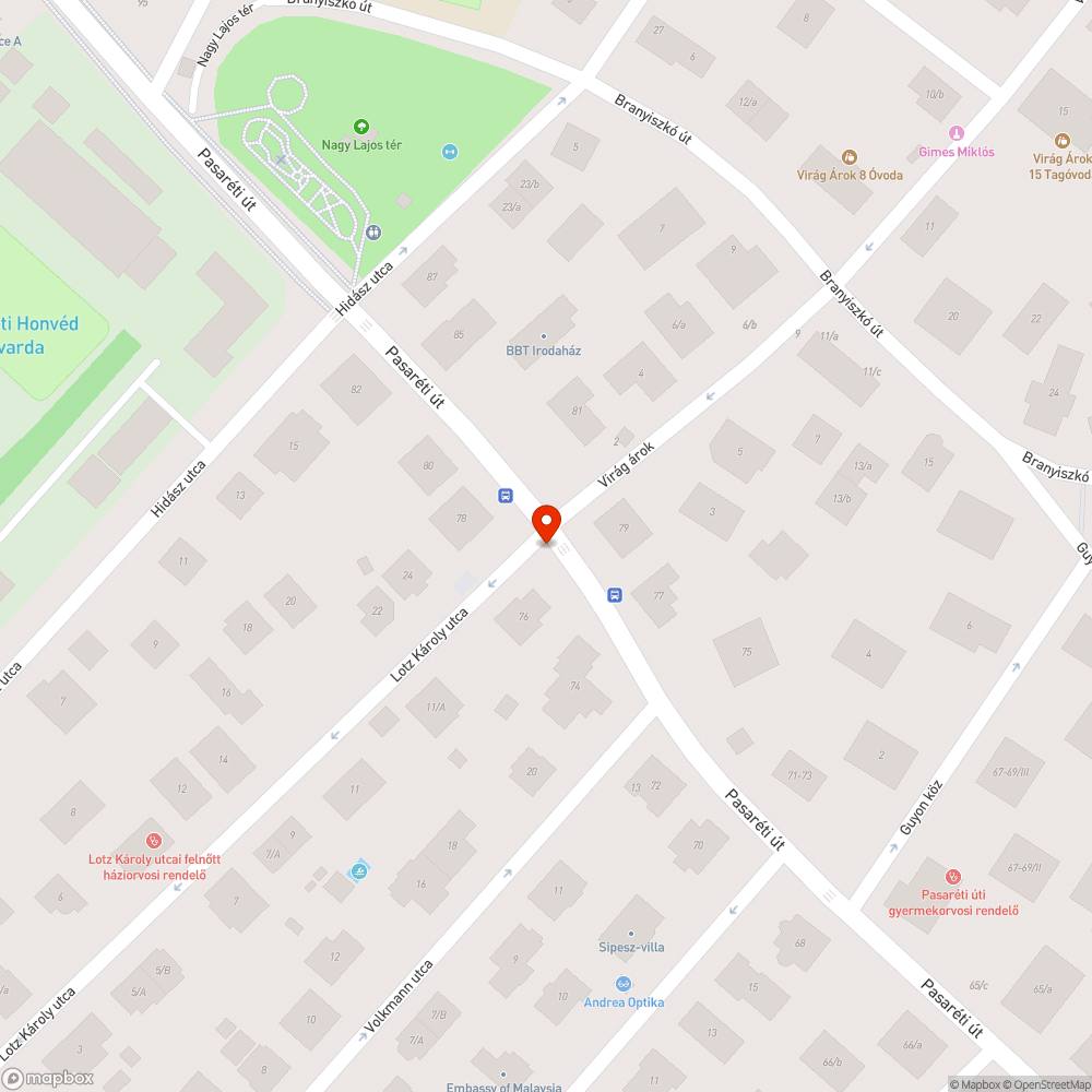 Közlekedési tükör törött bejelentés helye