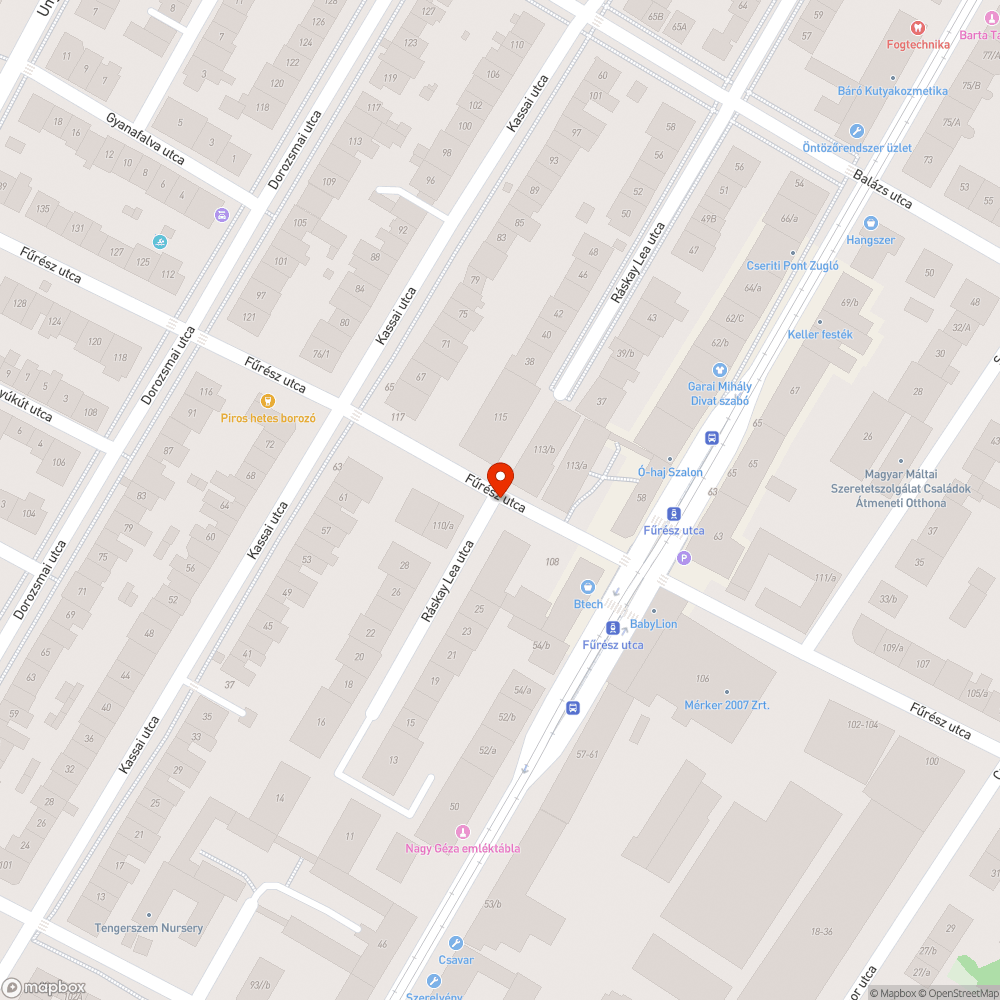 Sorozatosan megújuló szemét XIV. Ker. Fűrész utca bejelentés helye