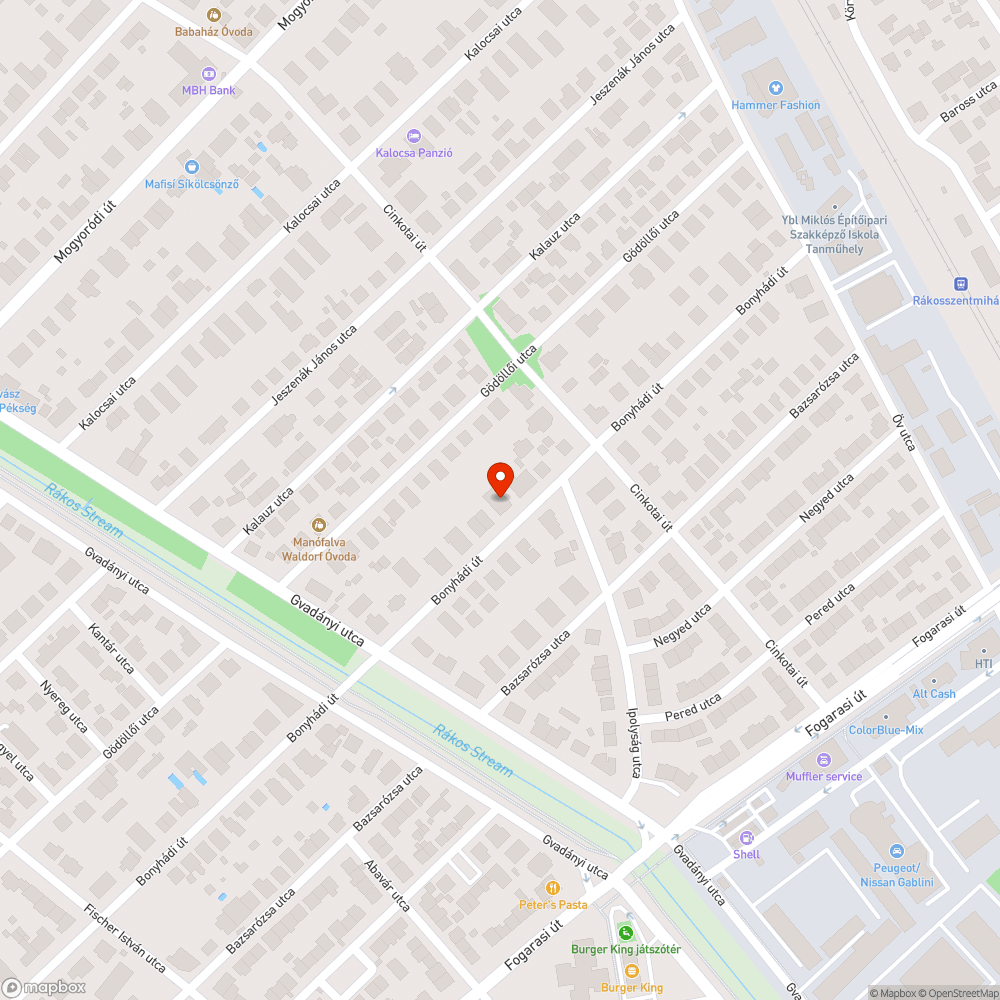 Eldugult víznyelő bejelentés helye