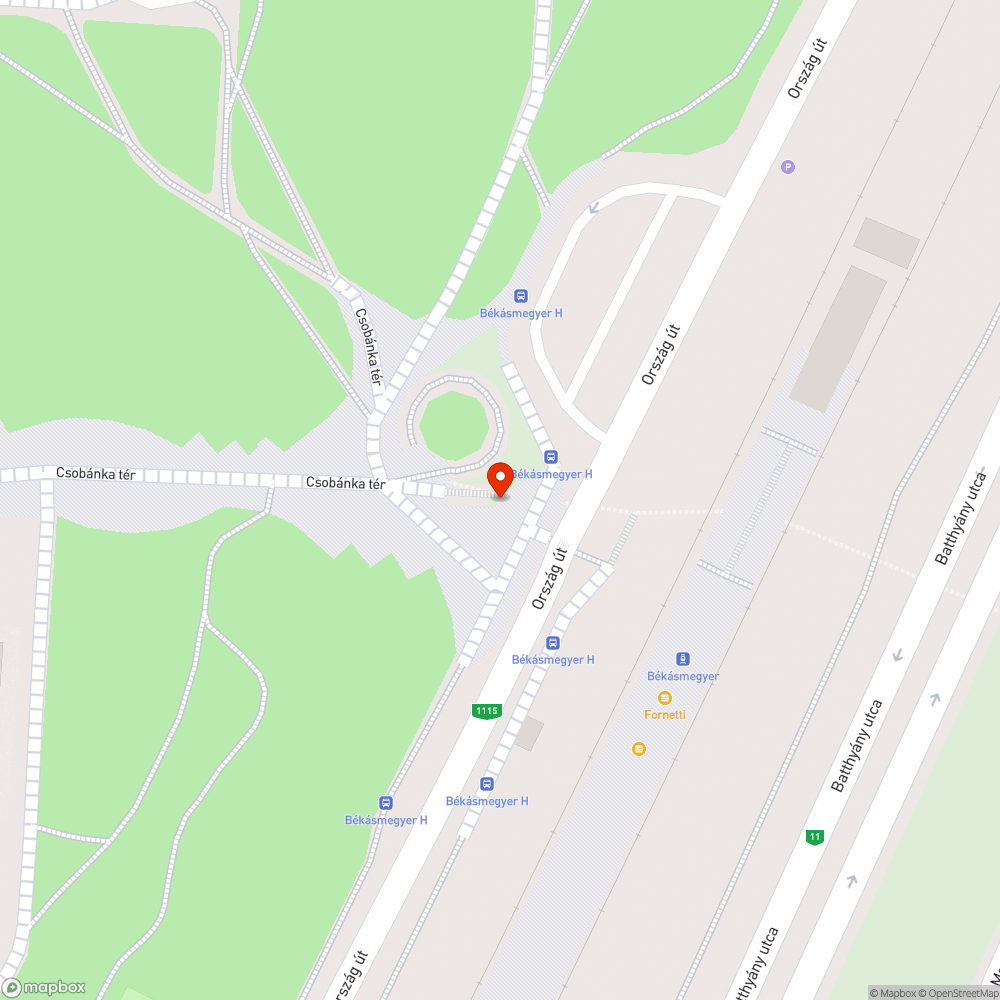 Kidőlt kuka bejelentés helye