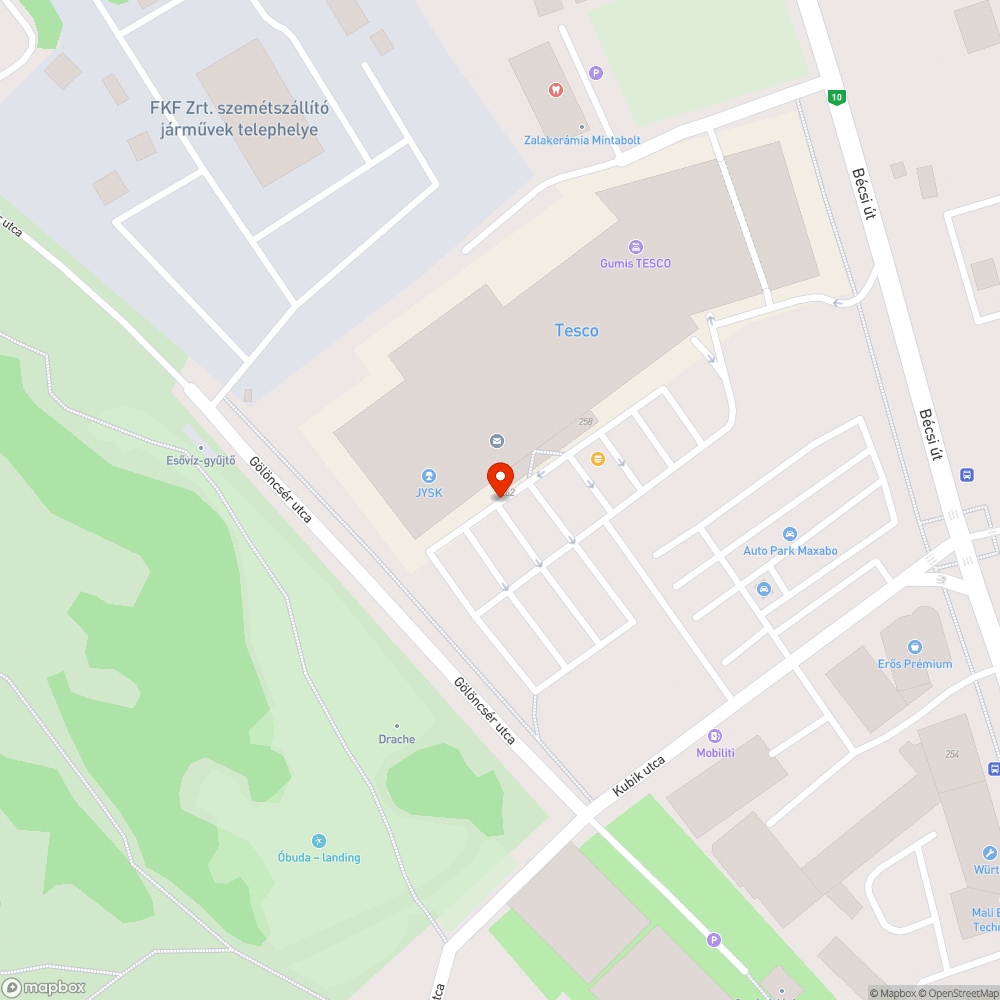 Leesett fedél bejelentés helye