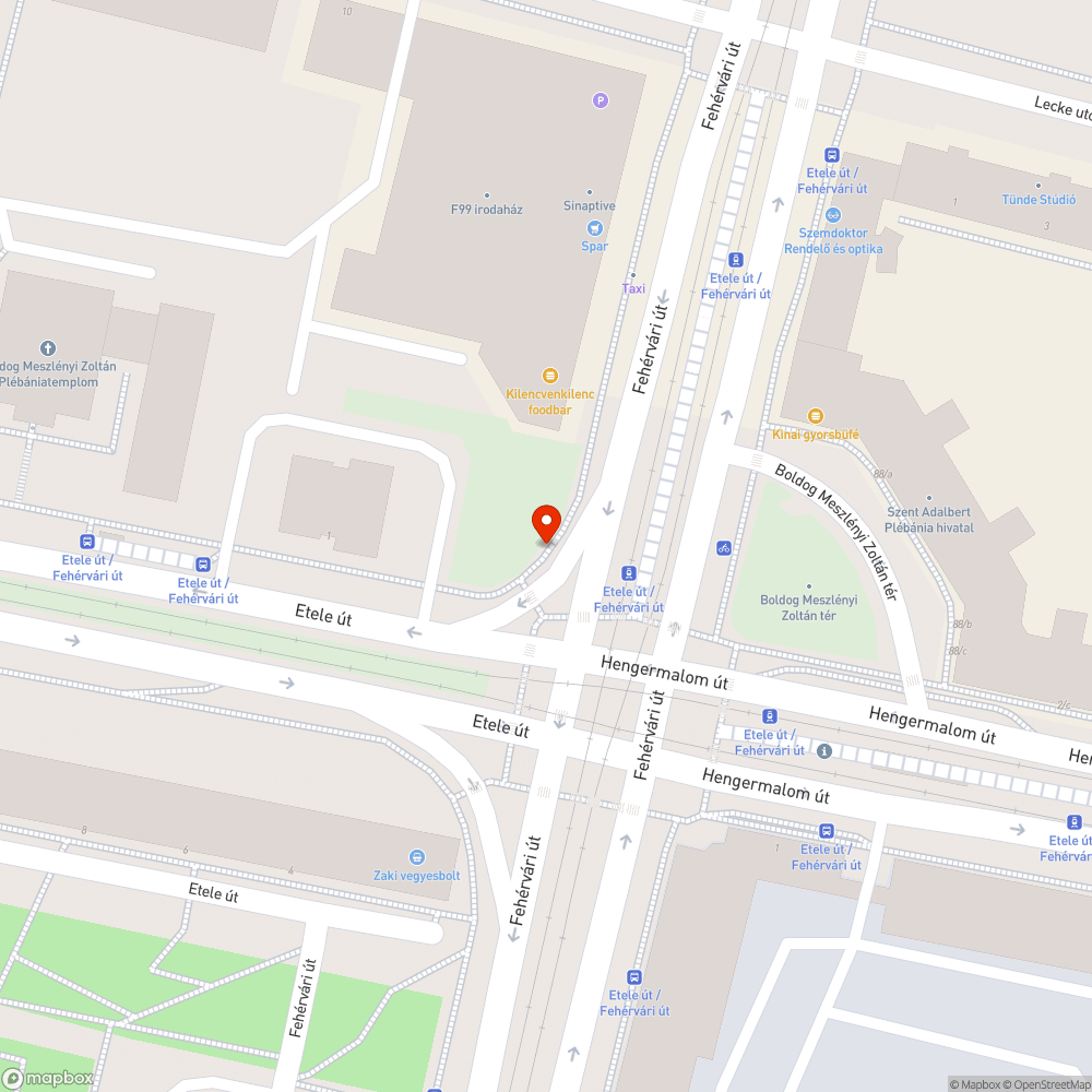 Túlfolyó szemetes bejelentés helye