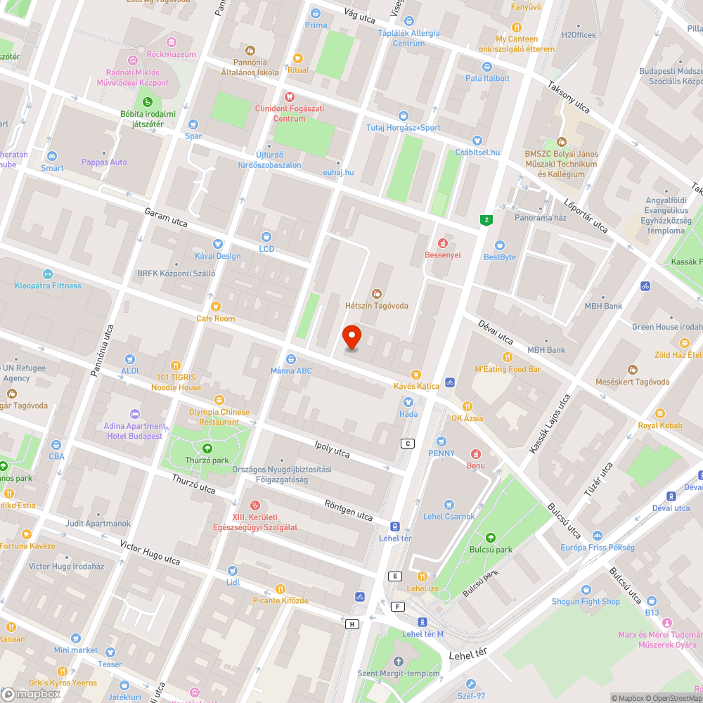 Megtévesztően felfestett kerékpársáv bejelentés helye