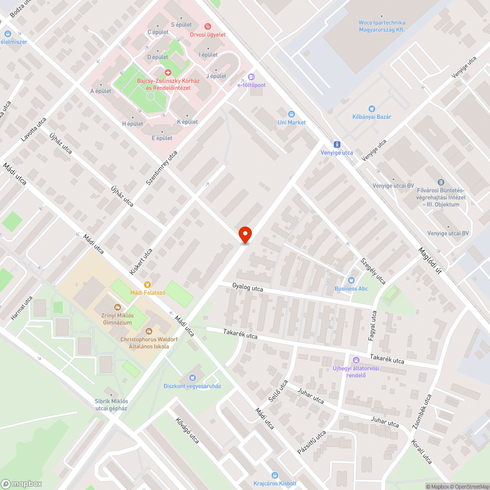 Budapest  10.ker  csőtörés bejelentés helye