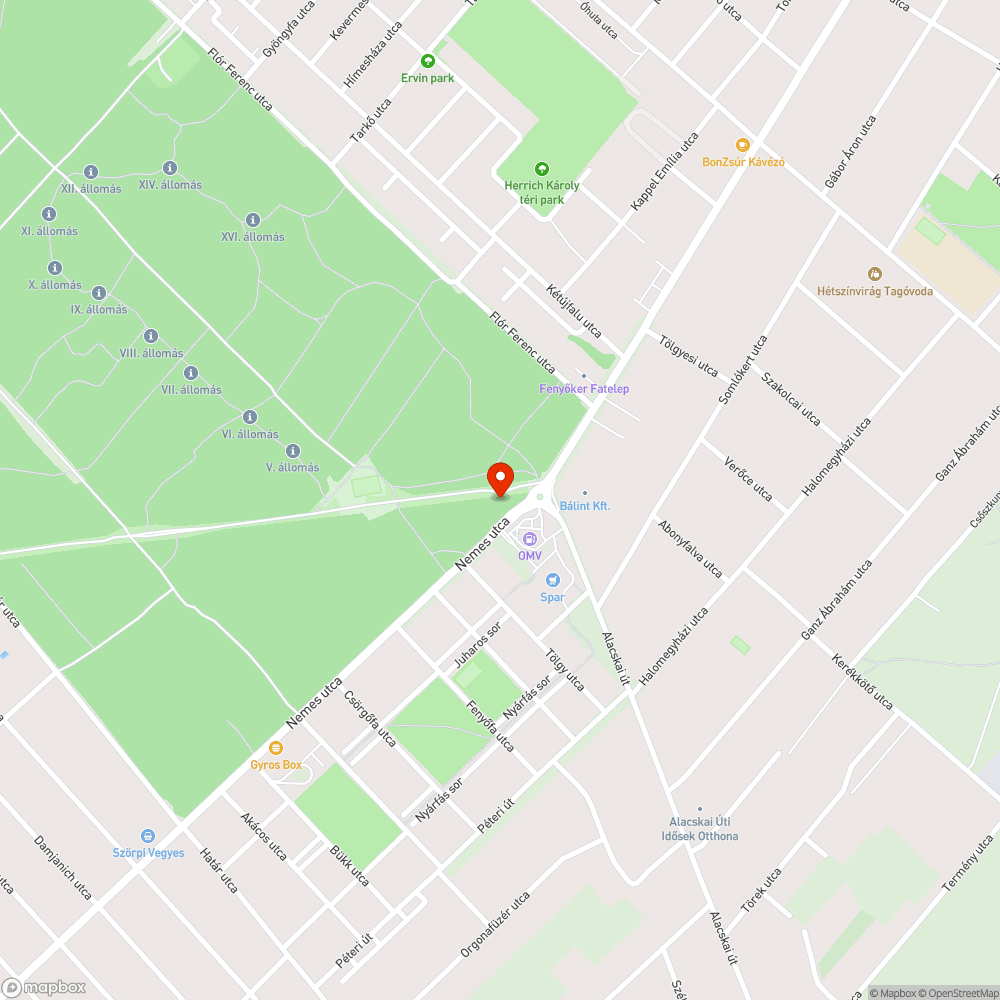 Kitört tábla bejelentés helye