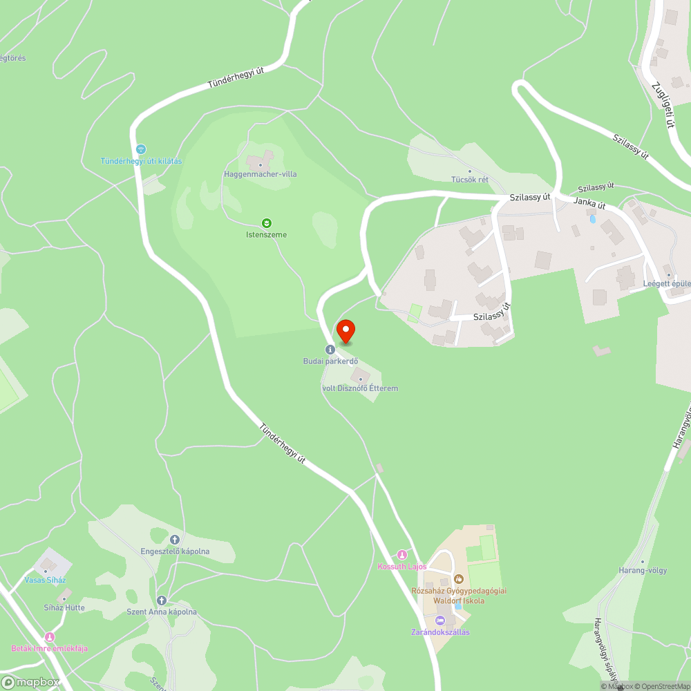 Nincs autós parkoló bejelentés helye