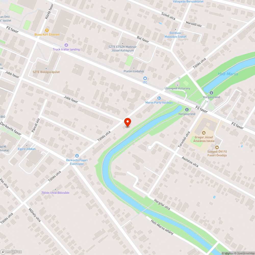 Járda felé dőlő fa bejelentés helye