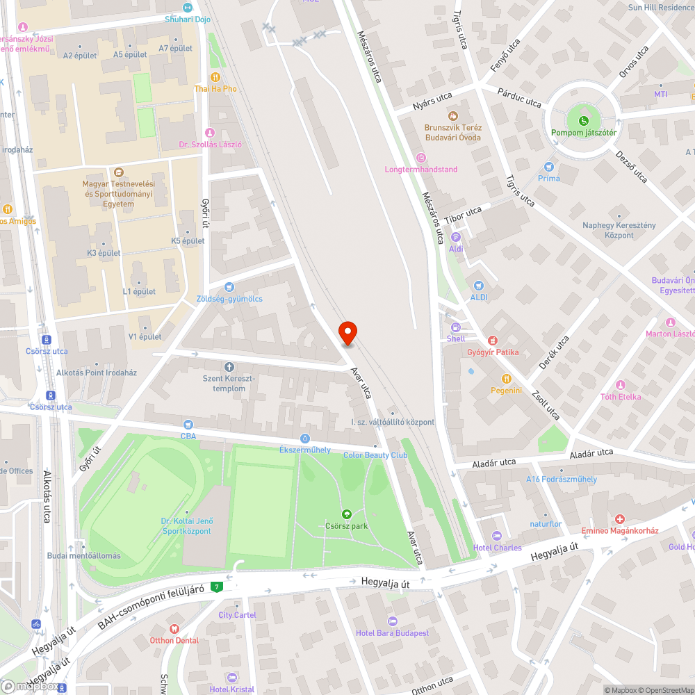 Utcai világítás elromlott bejelentés helye