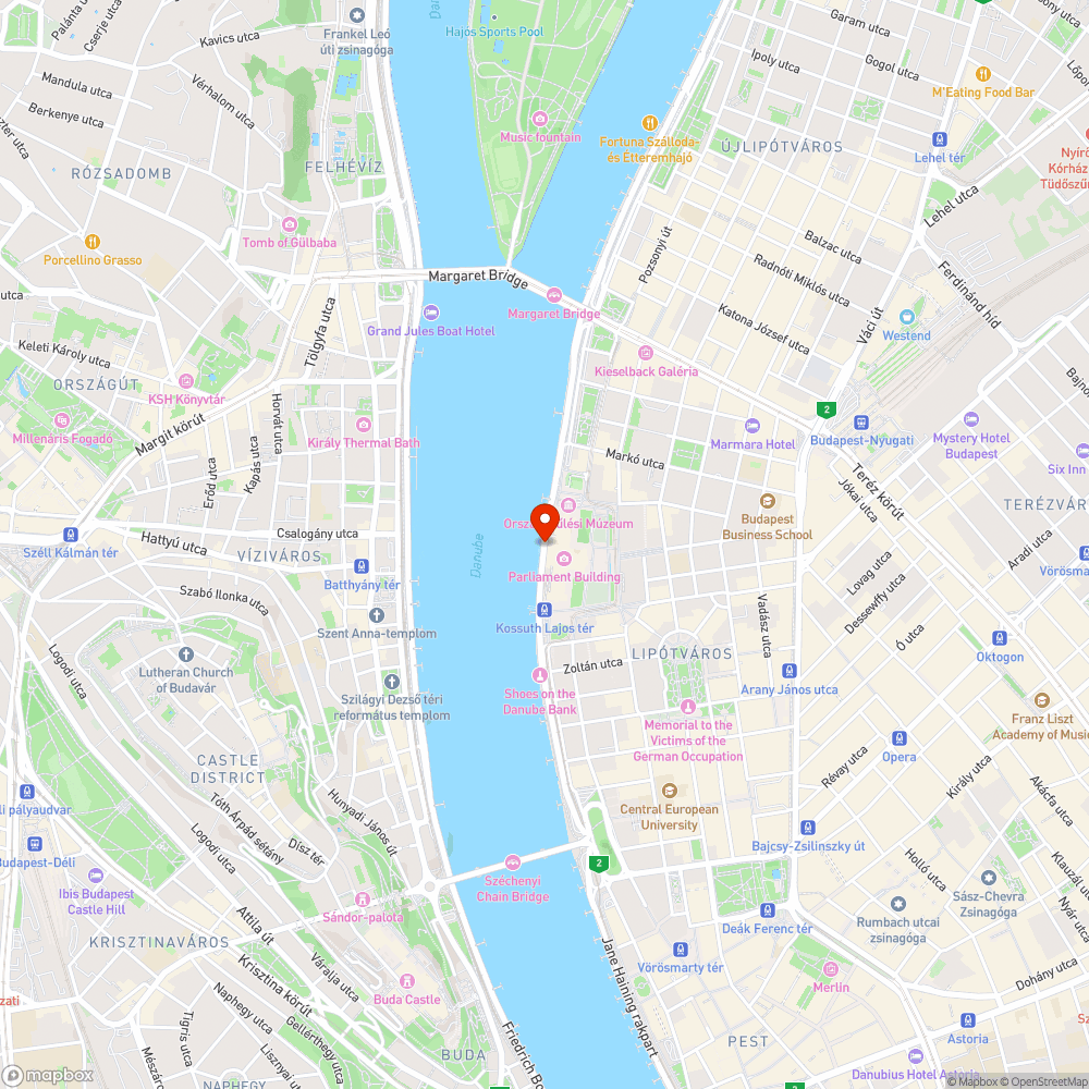 Parlament előtti szakasz jelzólámpák bejelentés helye