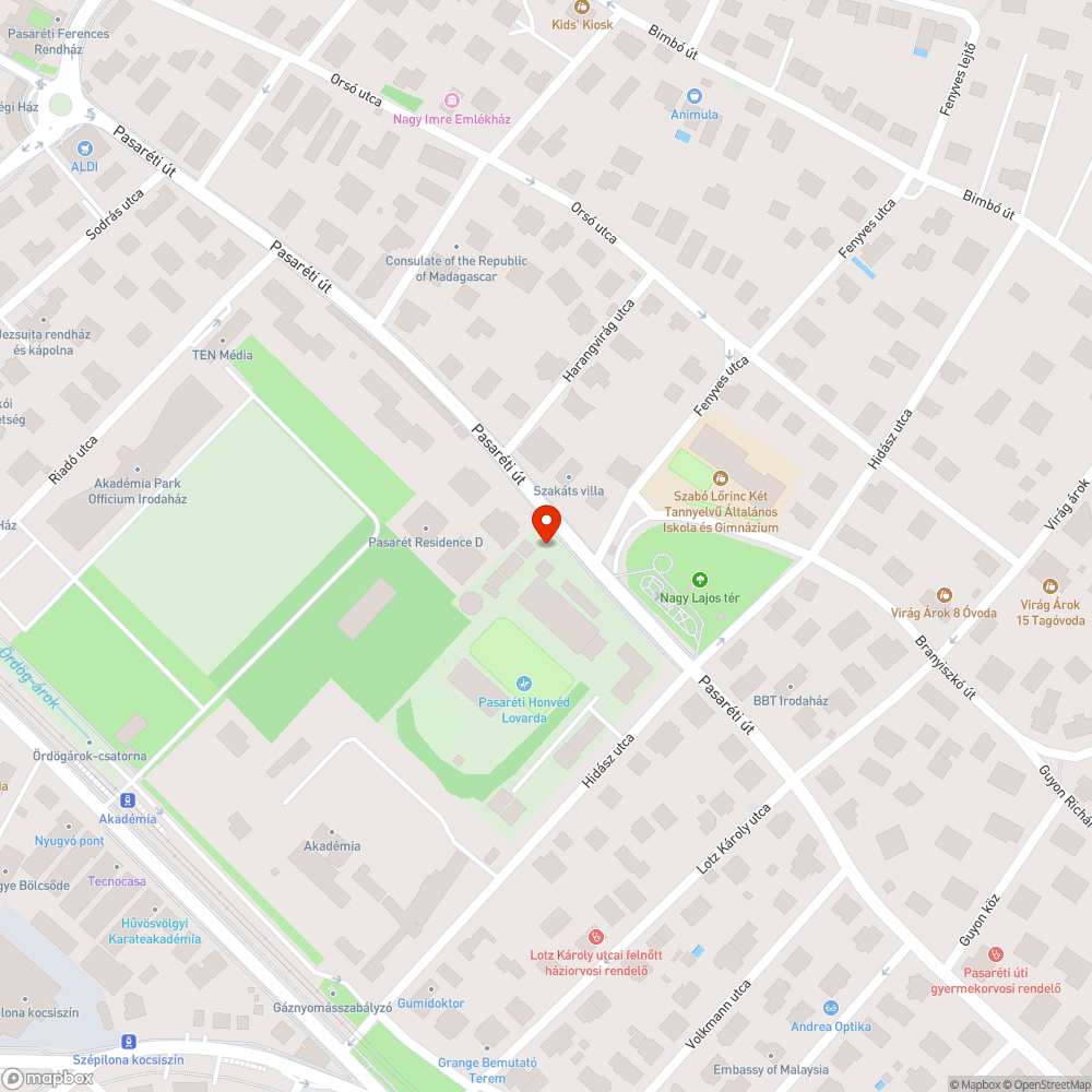 Takarítatlan járdaszakasz bejelentés helye