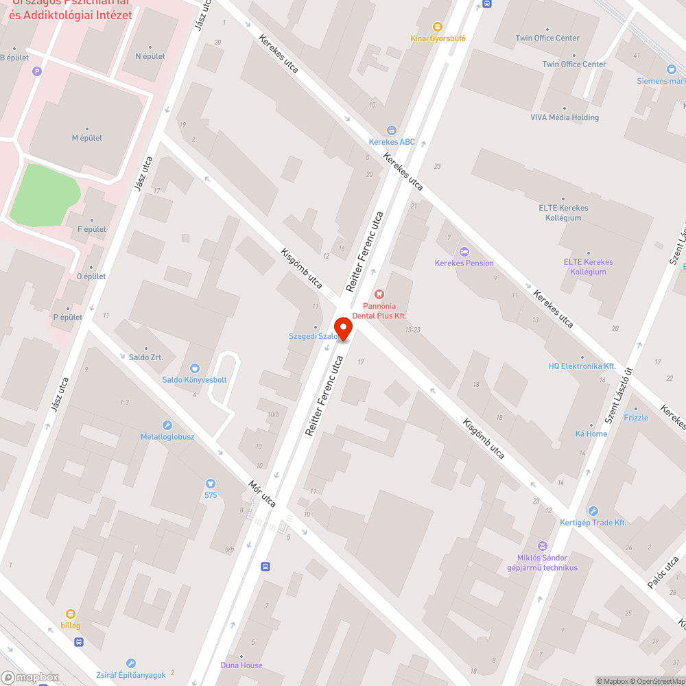 Halott galamb az út szélén bejelentés helye