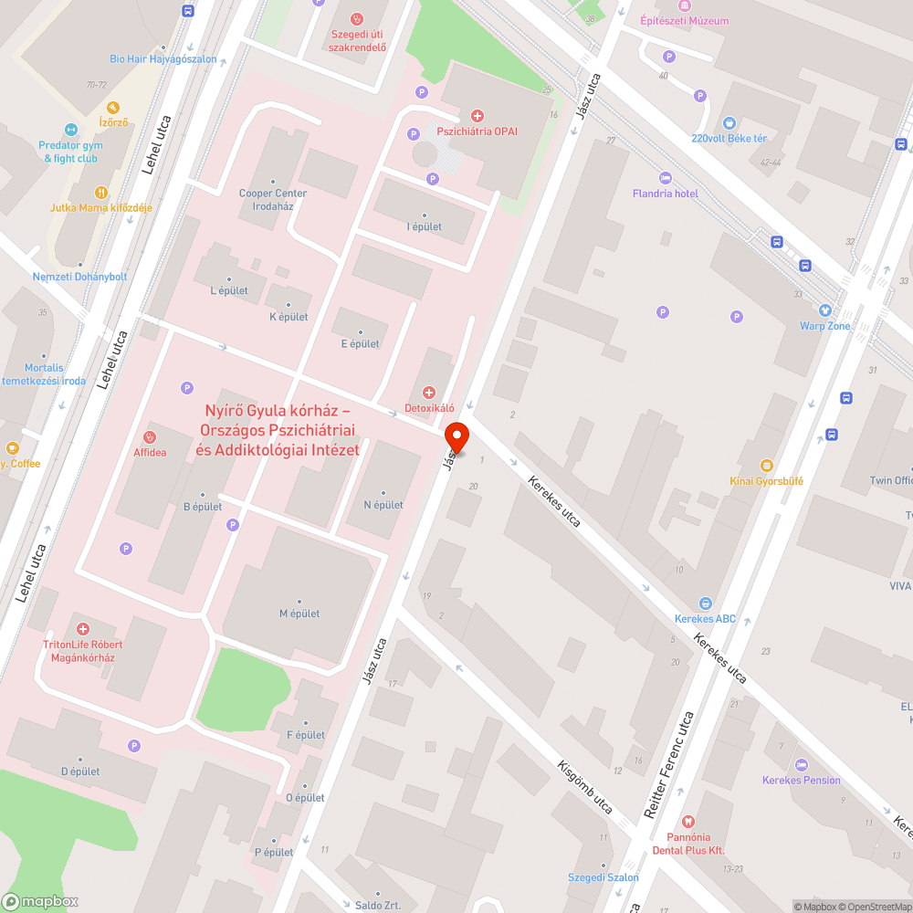 Elhagyott kordon elem bejelentés helye