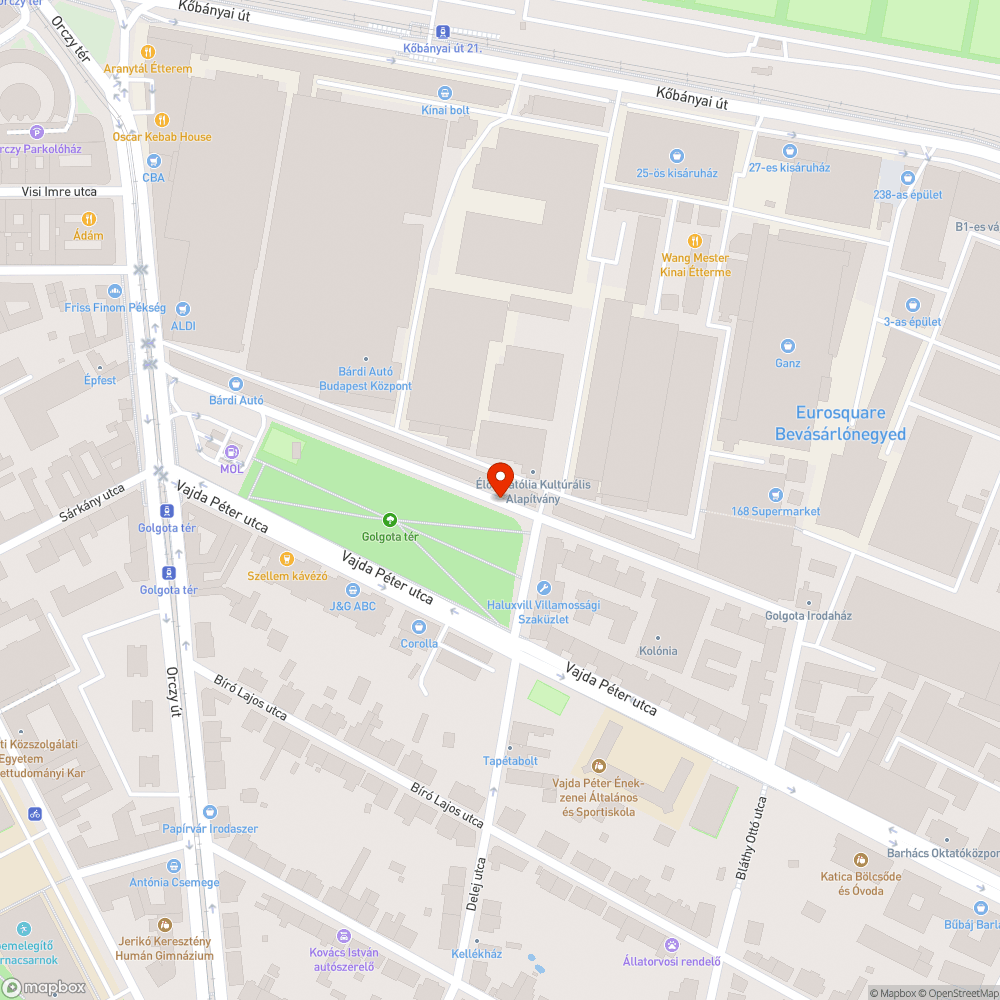 Roncs autó bejelentés helye