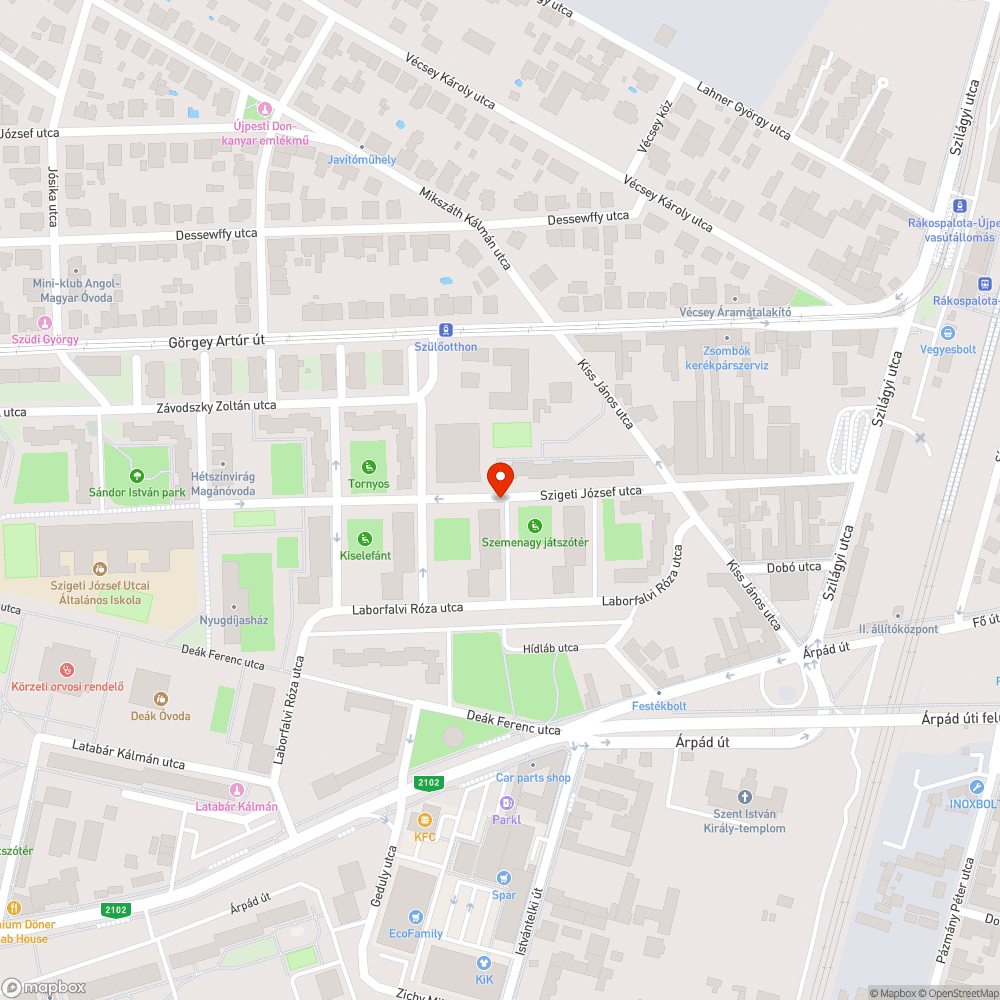 Elhagyott autó közterületen bejelentés helye