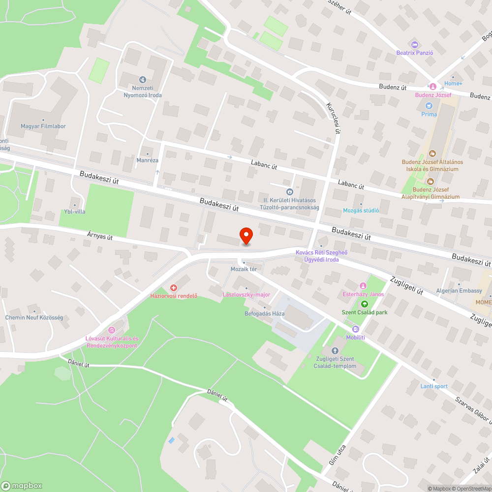 Járhatatlan járda bejelentés helye