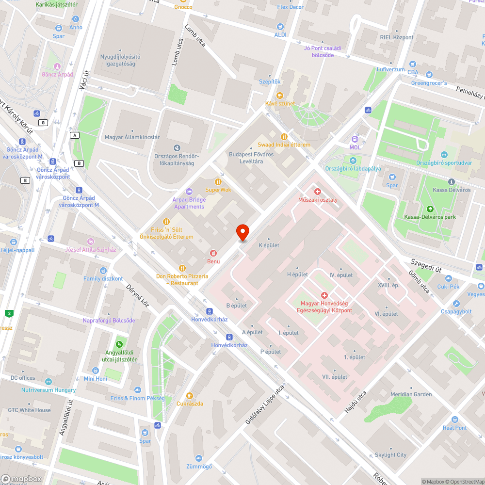 Sötét lámpa bejelentés helye