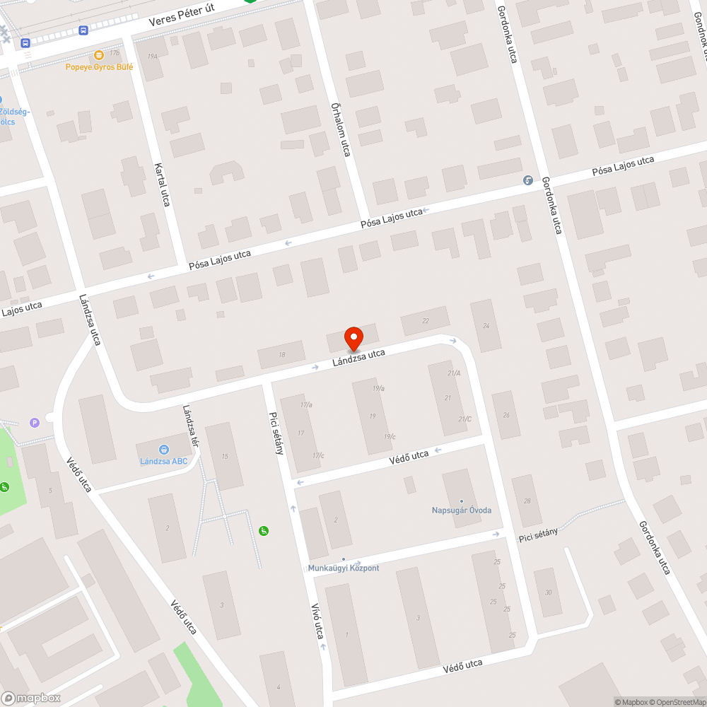 Autó bejelentés helye