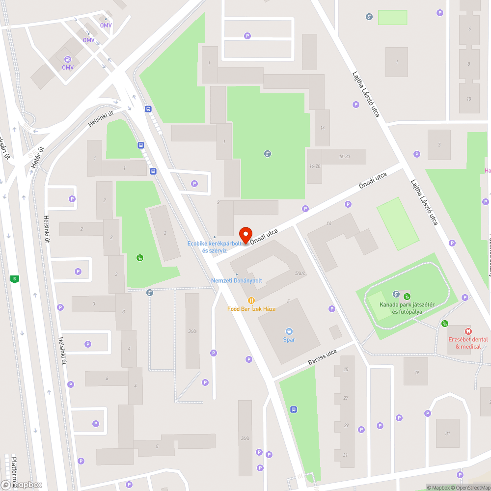 Kátyú keréknyomon bejelentés helye