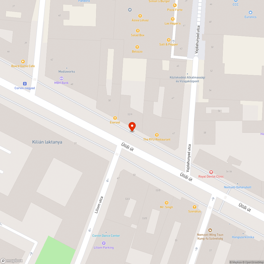 Építési törmelék bejelentés helye