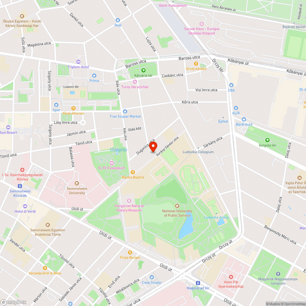 Nem biztonságos gyalogátkelő bejelentés helye