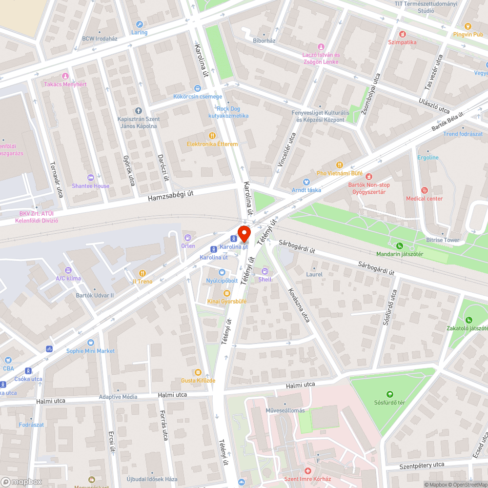 Obszcén firka a hídon bejelentés helye