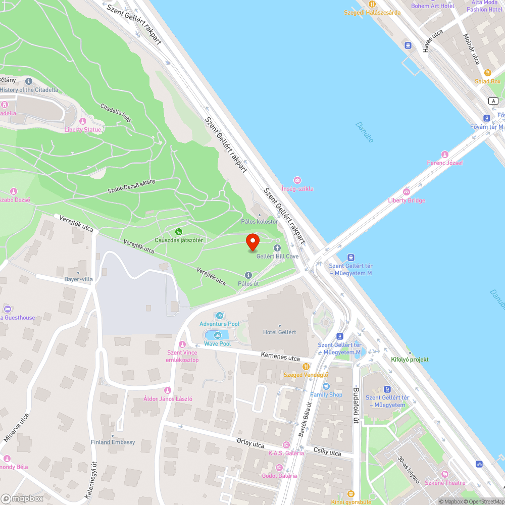 Gellért legenda-kút összefirkálva bejelentés helye